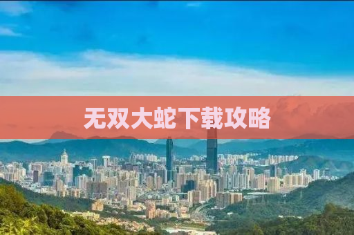 无双大蛇下载攻略